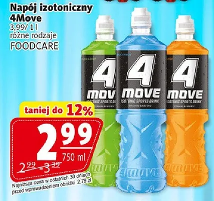 Napój izotoniczny 4Move promocja w Prim Market