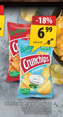 Chipsy Crunchips Fromage promocja w Arhelan