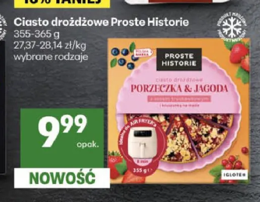 Ciasto drożdżowe Proste Historie promocja w Delikatesy Centrum