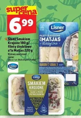 Śledź Smakiem Krojone Lisner promocja w TOPAZ