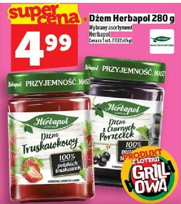 Dżem Herbapol z czarnych porzeczek promocja w TOPAZ