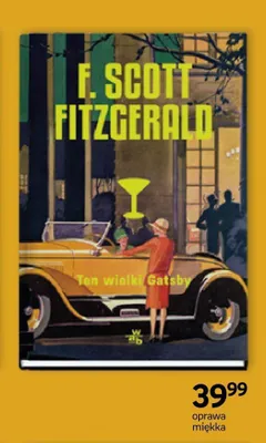 Książka Ten wielki Gatsby F. Scott Fitzgerald promocja w Empik