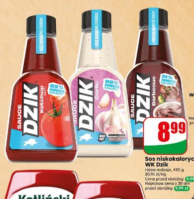 Sos niskokaloryczny WK Dzik Barbecue promocja w Dino