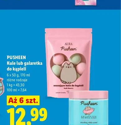 Galaretka do kąpieli Pusheen promocja w Lidl