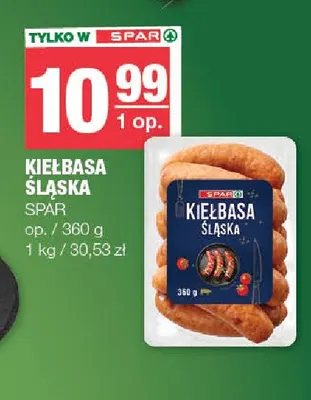 Kiełbasa śląska SPAR promocja w SPAR