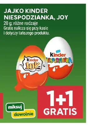 Jajko Kinder promocja w Stokrotka