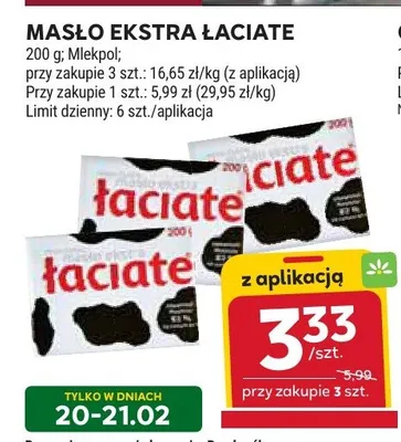 Masło ekstra łaciate promocja w Stokrotka