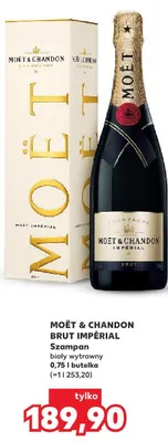 Szampan biały wytrawny Brut Impérial promocja w Kaufland