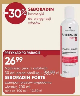 Szampon przeciw wypadaniu włosów Forte promocja w Super-Pharm