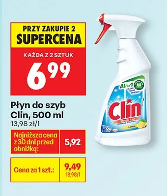 Płyn do szyb promocja w Biedronka