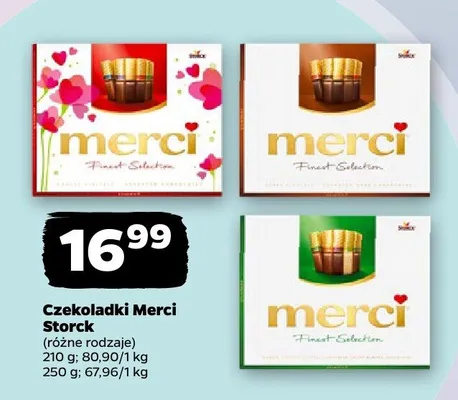 Czekoladki Merci Storck promocja w Netto