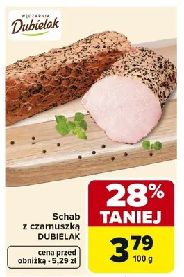Schab z czarnuszką DUBIELAK promocja w Carrefour