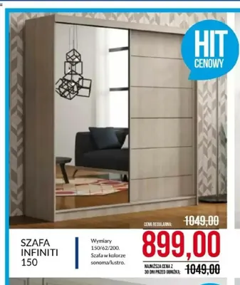 Szafa Infiniti 150 promocja w Abra Meble