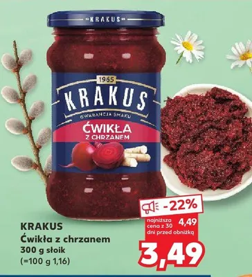 Ćwikła z chrzanem promocja w Kaufland