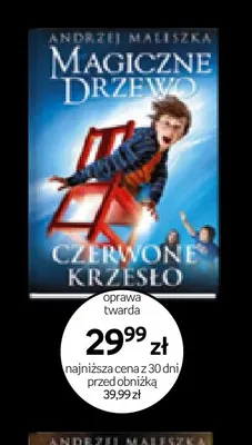 Książka Magiczne Drzewo Czerwone krzesło oprawa twarda Andrzej Maleszka promocja w Empik
