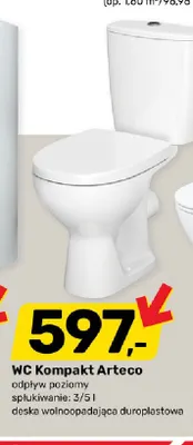 Wc Kompakt Arteco promocja w Bricomarche