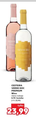 Wino Cesteira Verde DOC Premium różowe promocja w Kaufland