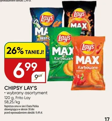 Chipsy Lay's promocja w Chata Polska
