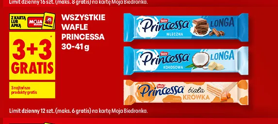 Wafle Princessa promocja w Biedronka