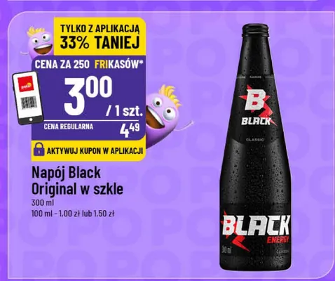 Napój Black Original w szkle promocja w POLOmarket