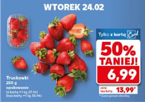 Truskawki promocja w Kaufland