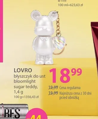 Błyszczyk do ust Lovro Bloomlight Sugar Teddy promocja w Hebe