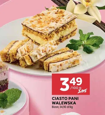 Ciasto pani Walewska promocja w Stokrotka