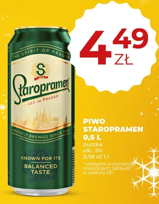 Piwo promocja w Duży Ben