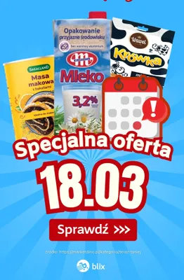 Specjalna oferta na 18.03.2026 - promocje spoza gazetki, strona 0 promocja w Dino