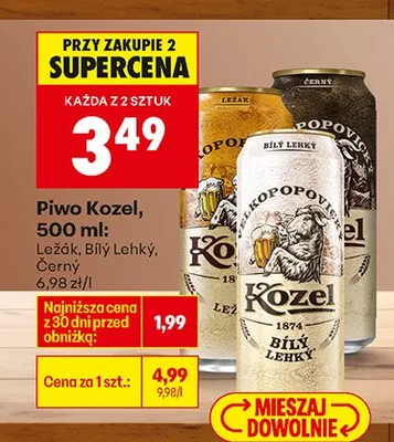 Piwo promocja w Biedronka