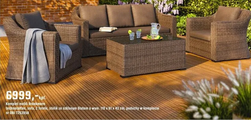 Komplet mebli Brookmere promocja w OBI