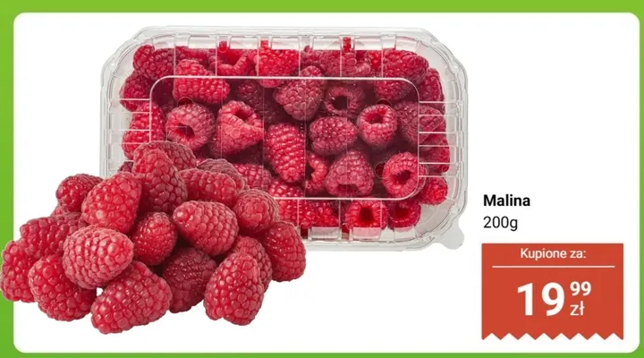 Malina 200 g promocja w Dino