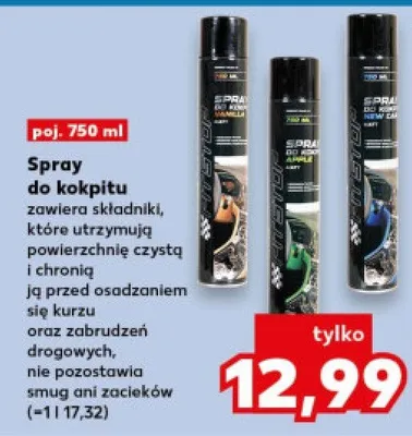 Spray do kokpitu promocja w Kaufland