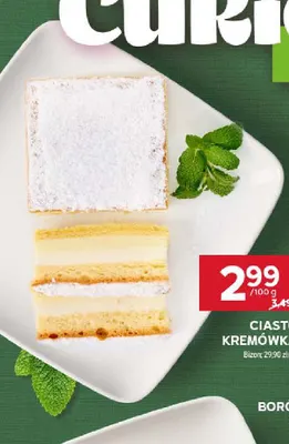 Ciasto kremówka Bizoń promocja w Stokrotka