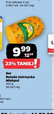 Ser Rolada Ustrzycka Mlekpol promocja w Netto