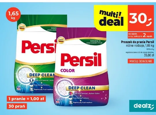 Proszek do prania Persil promocja w Dealz