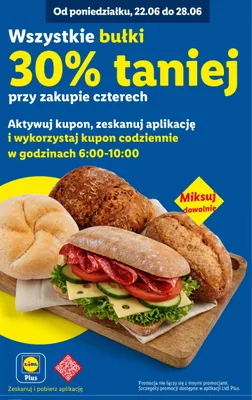 Bułki promocja w Lidl