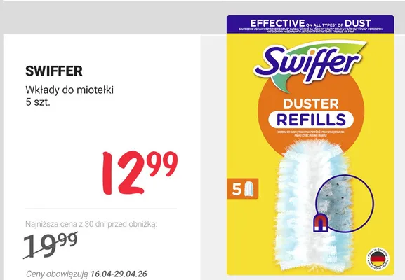 Wkłady do miotełki promocja w Rossmann