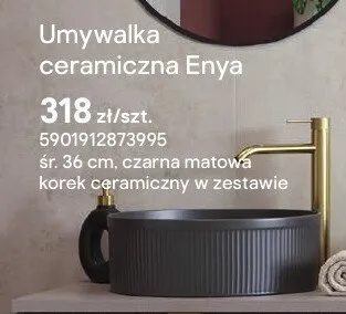 Umywalka ceramiczna Enya promocja w Castorama