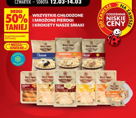 Pierogi z jagodami promocja w Biedronka