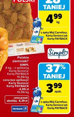 Polskie ziemniaki Simply promocja w Carrefour