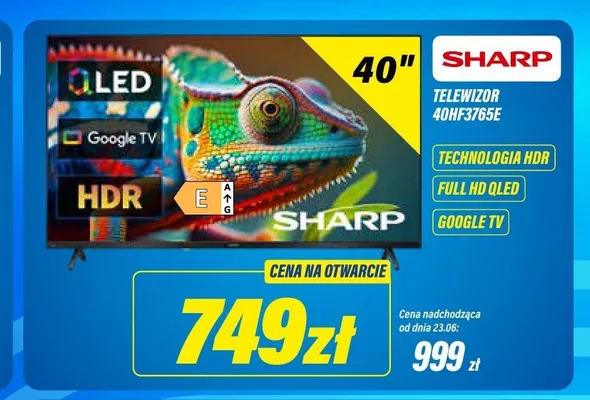 Telewizor Sharp 40" promocja w RTV EURO AGD