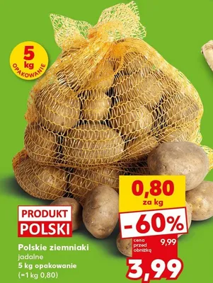 Ziemniaki jadalne polskie promocja w Kaufland
