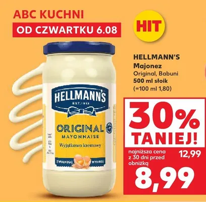 Majonez Hellmann's Original promocja w Kaufland