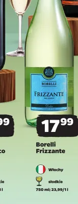 Wino musujące Borelli Frizzante promocja w Netto