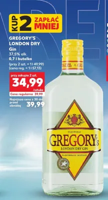 Gin London Dry promocja w Kaufland