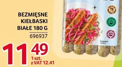 Kiełbaski białe BezMięsne 180 g promocja w Selgros