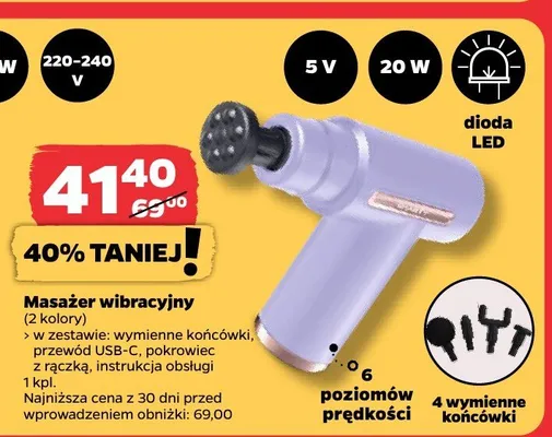 Masażer wibracyjny promocja w Netto