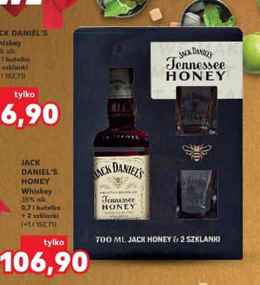 Whiskey 0,7l butelka + 2 szklanki promocja w Kaufland