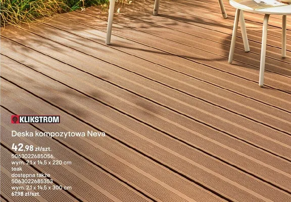 Deska kompozytowa Neva promocja w Castorama